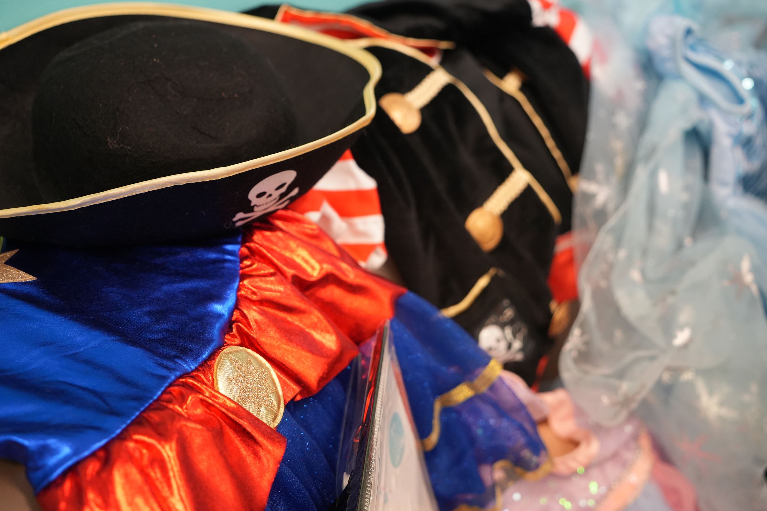 Various Children's Costumes, Including a Pirate