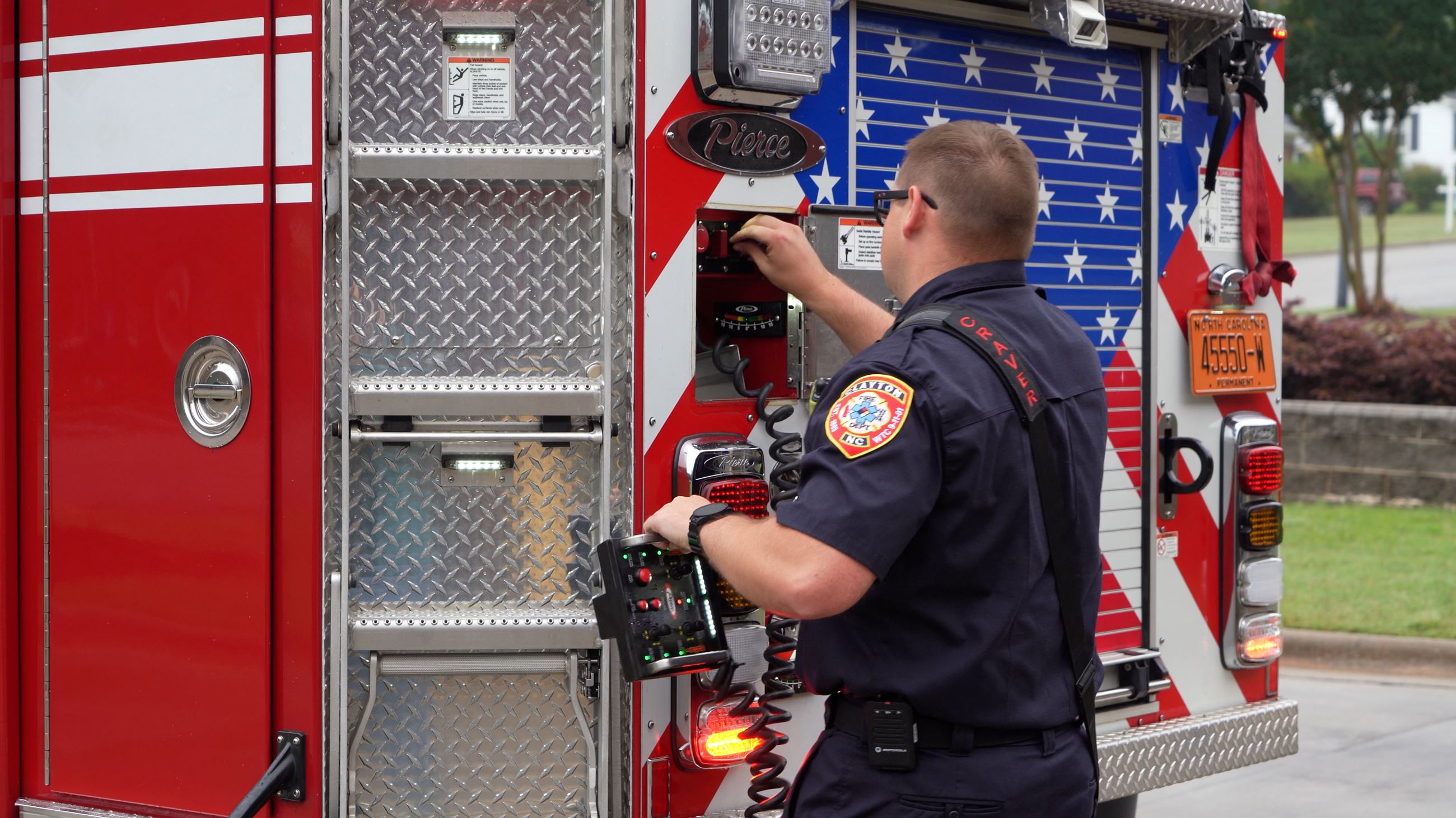 Clayton Fire Ladder Truck