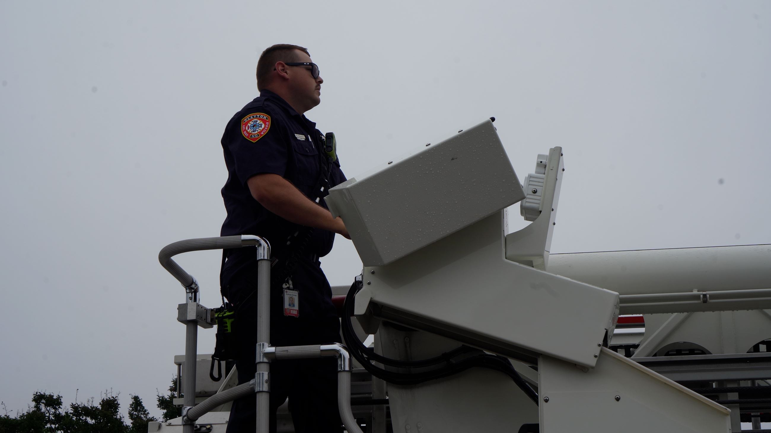 Clayton Fire Ladder Truck