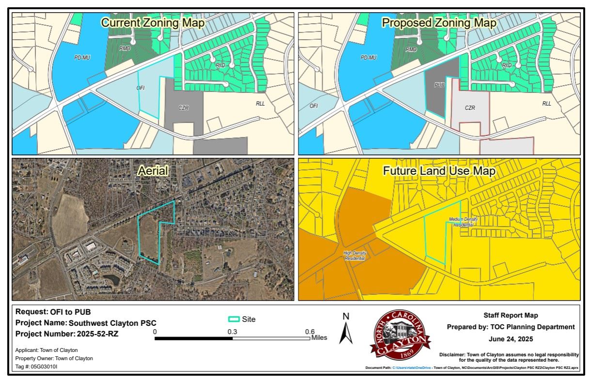 Southwest Public Saftey Center Map Screenshot